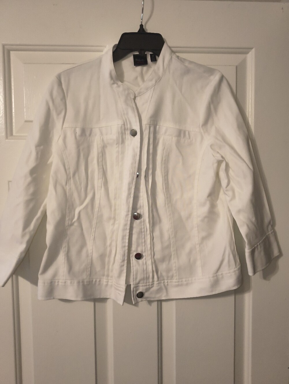Rafaella Studio White Denim Jacket – Size 10